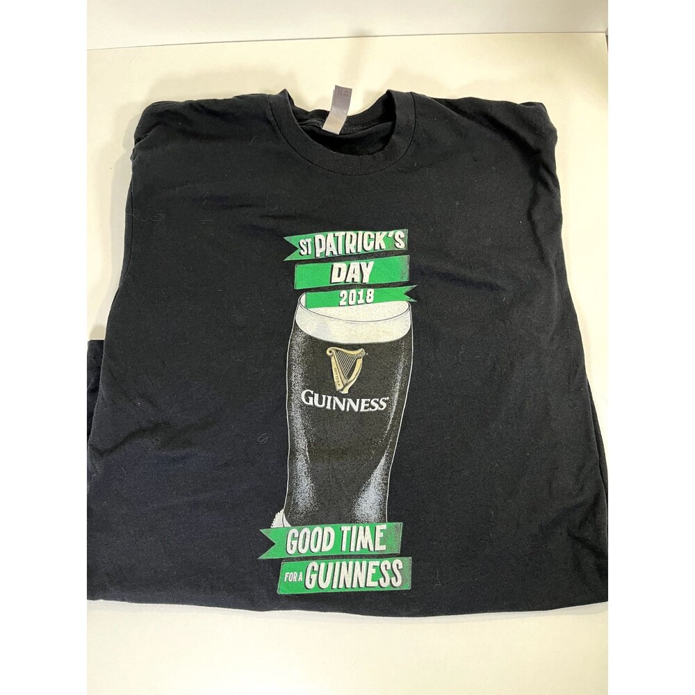 Guinness 2018 St. Patrick's Day Graphic T-Shirt Men's Size S Good Time Tee